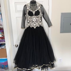 Black princess Gown